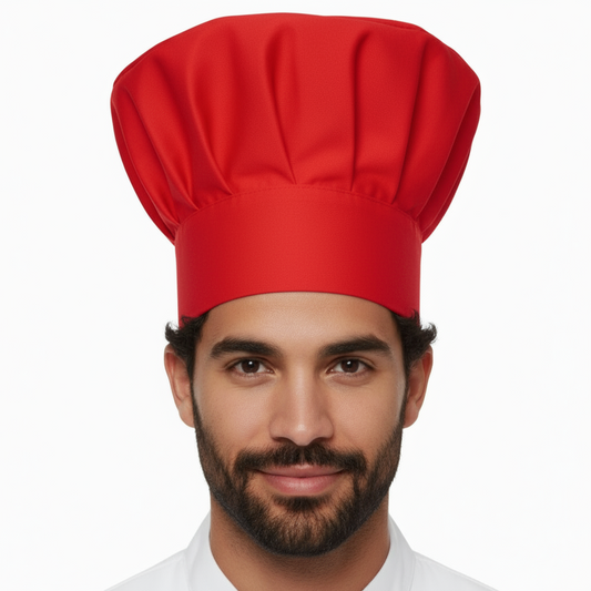 Cappello cuoco unisex "rosso" cod: 8066