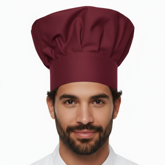 Cappello cuoco unisex "bordeaux" cod: 8065
