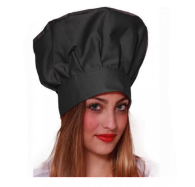Cappello cuoco unisex "nero" cod: 8067