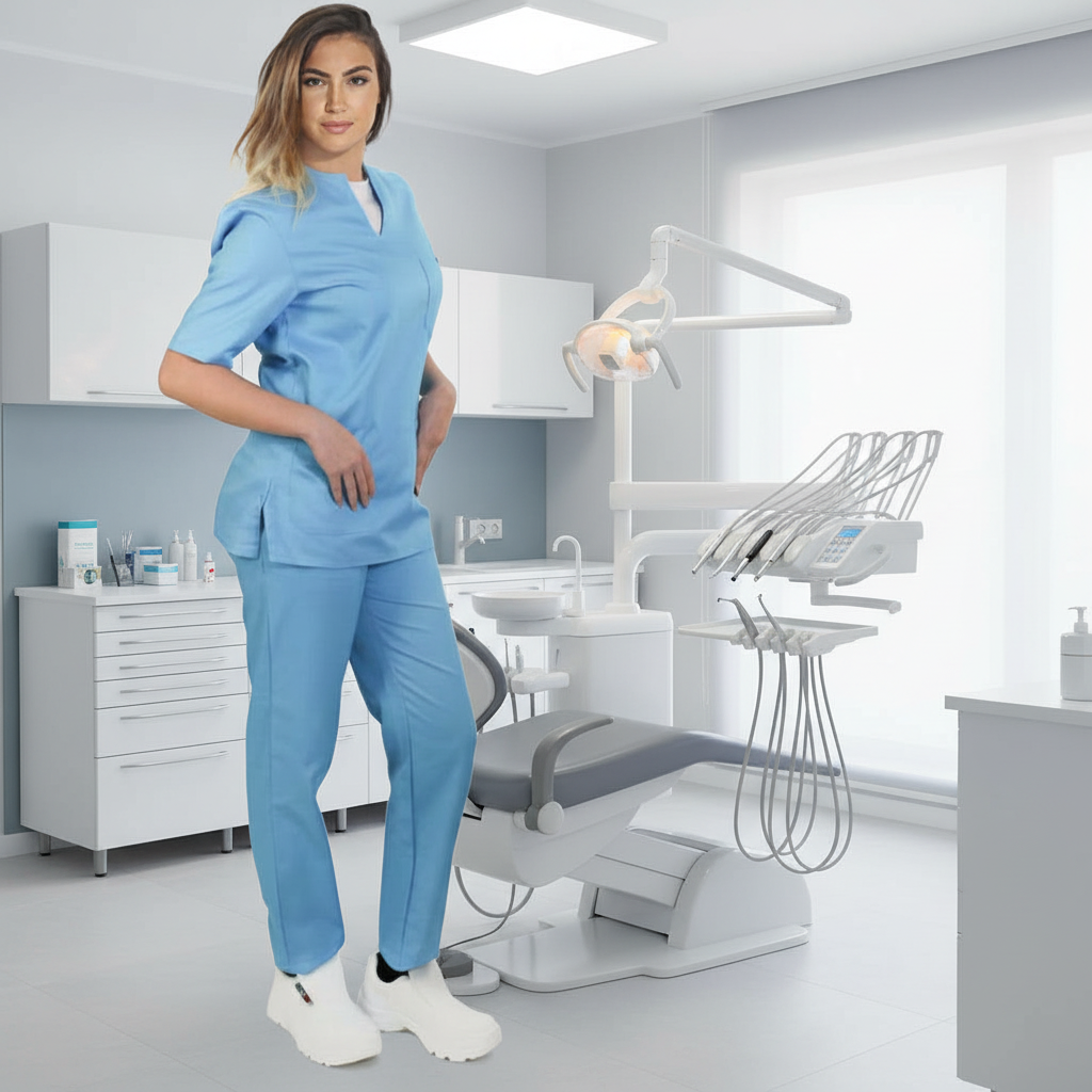Divisa da Lavoro Donna Scollo Cuore Mezza Manica – COD: 8385