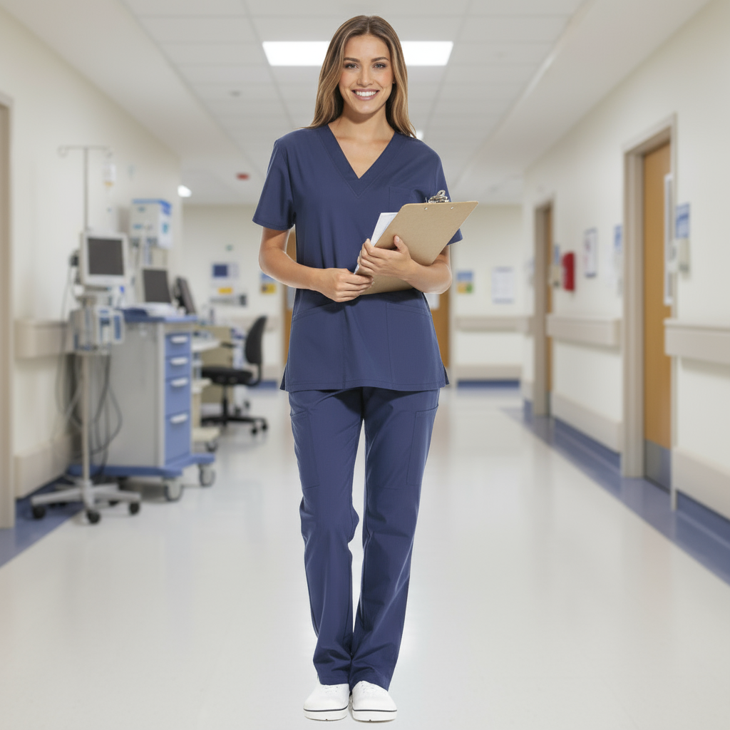 Divisa Ospedaliera unisex S.A.S "blu scuro" cod: sas 2404