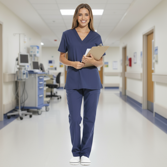 Divisa Ospedaliera unisex S.A.S "blu scuro" cod: sas 2404