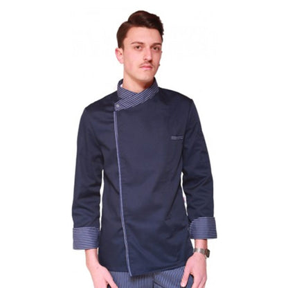 Giacca chef "cook" Blu con automatici cod: 7777