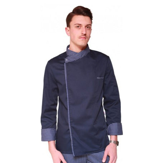 Giacca chef "cook" Blu con automatici cod: 7777