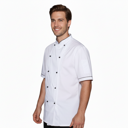 Giacca cuoco "light" bianco cod: 7692