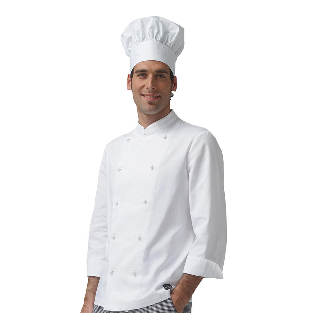 Giacca da Cuoco Master Bianco, Bottoni, 100% Cotone Made in Italy – COD: 7845