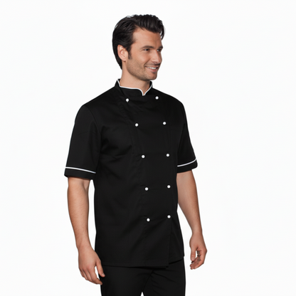 Giacca cuoco "light" nero cod: 7693