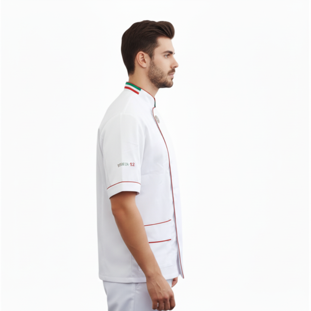 Giacca pizzaiolo "bianco" cod:8026