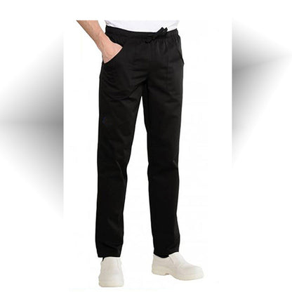 Pantalone da lavoro nero "regular-fit" cod:7821