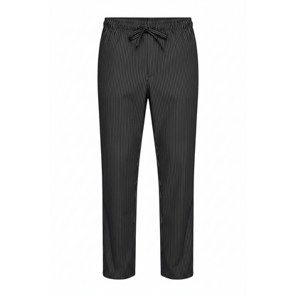 Pantaloni da cuoco regular-fit "nero gessato" cod:8944