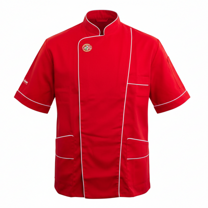 Giacca da Pizzaiolo, Bottoni Automatici a Clip, 100% Cotone Made in Italy – COD: 2301