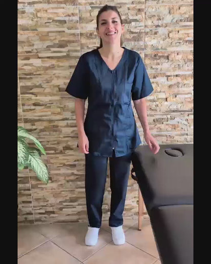 Divisa da lavoro,infermiera,oss, donna con zip cod: 1505