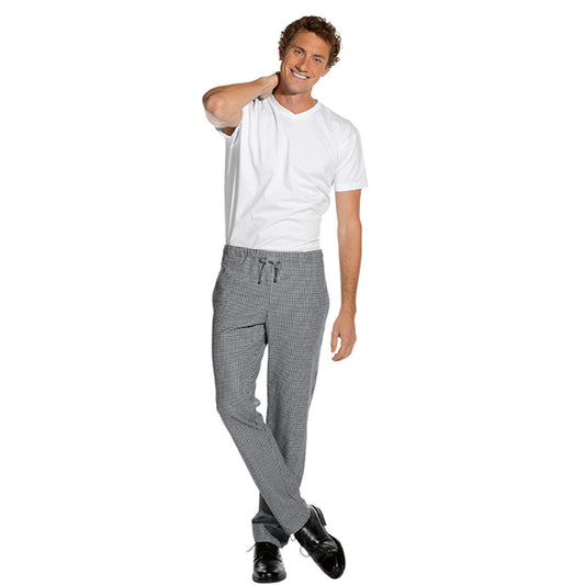 Pantalone da cuoco slim "sale e pepe " cod: 2317