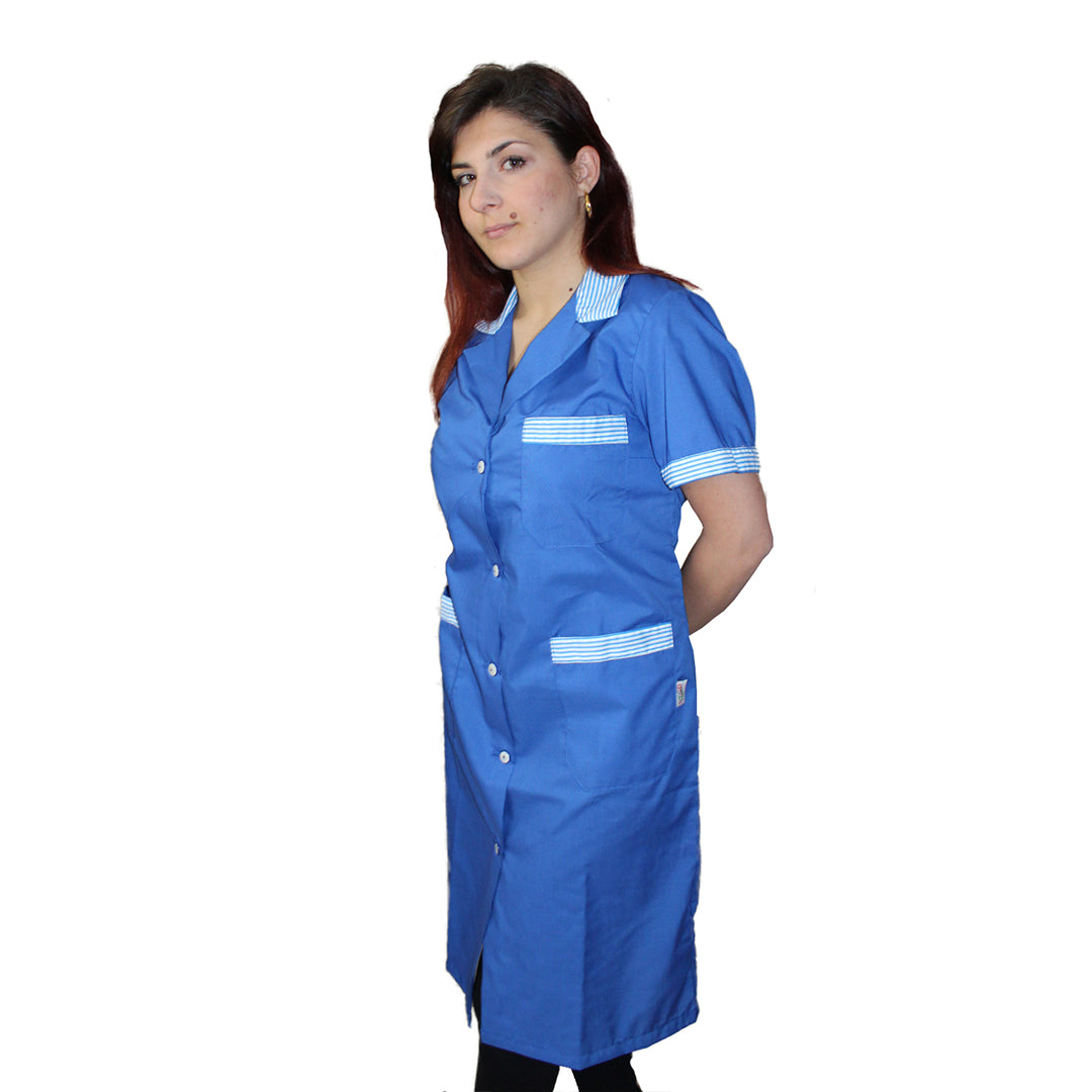 Camice da lavoro donna "blu royal"  Cod: 3004